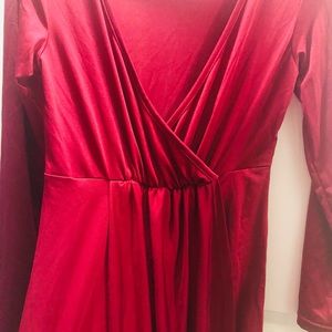 Nice Burgundy  sexy dress Size M new